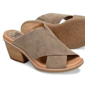 Sofft Perrie Sandal Grey Suede
